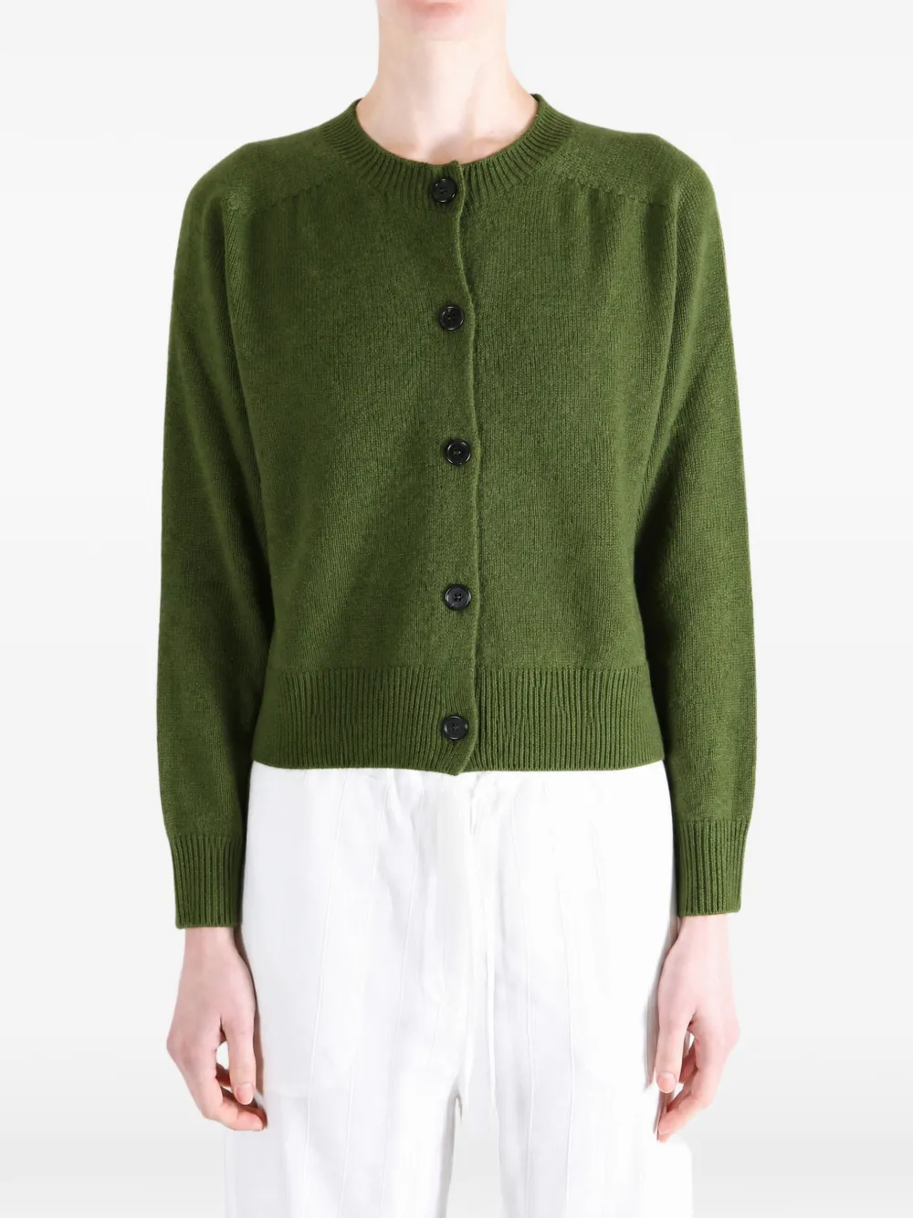Margaret Howell crew-neck button-up cardigan