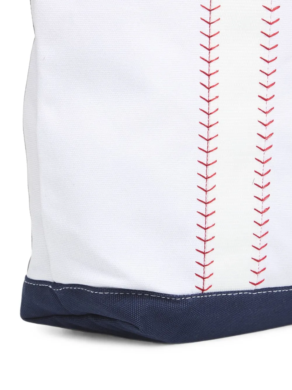 adidas Shopper met contrasterende stiksels en logo Wit