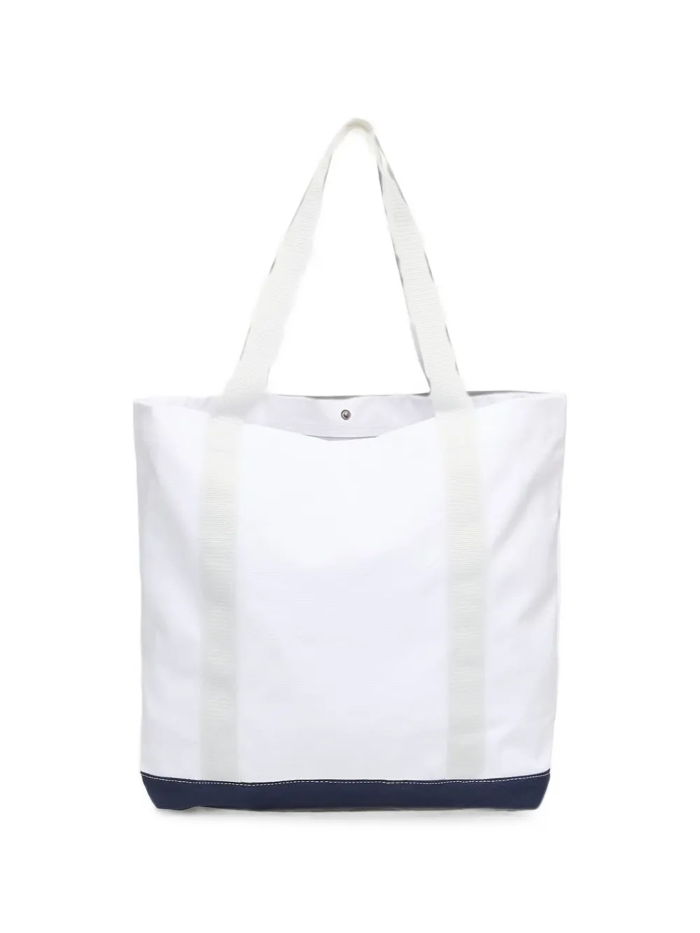 adidas Shopper met contrasterende stiksels en logo Wit