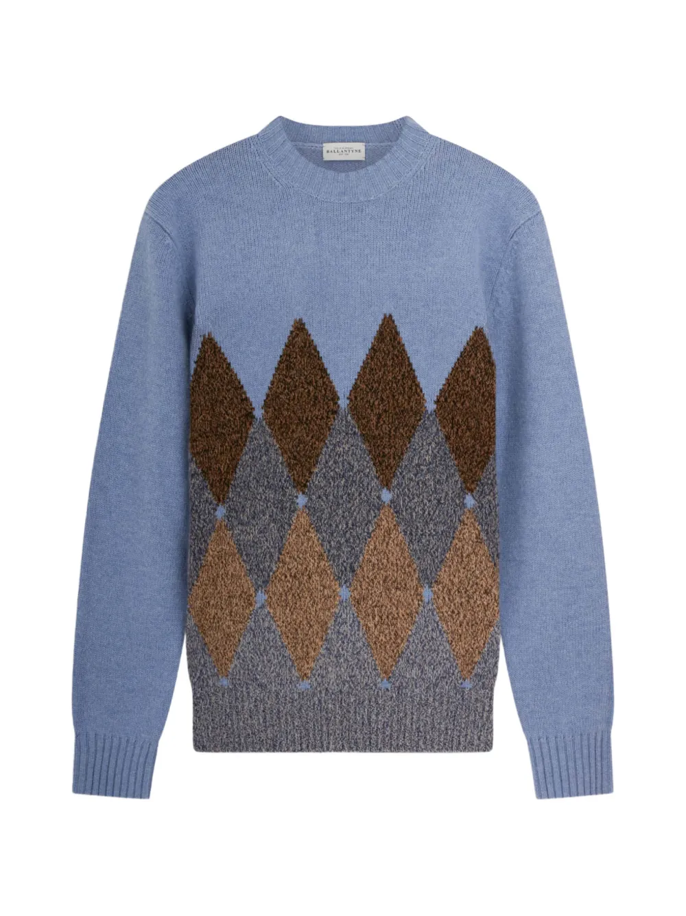 Ballantyne argyle-intarsia sweater