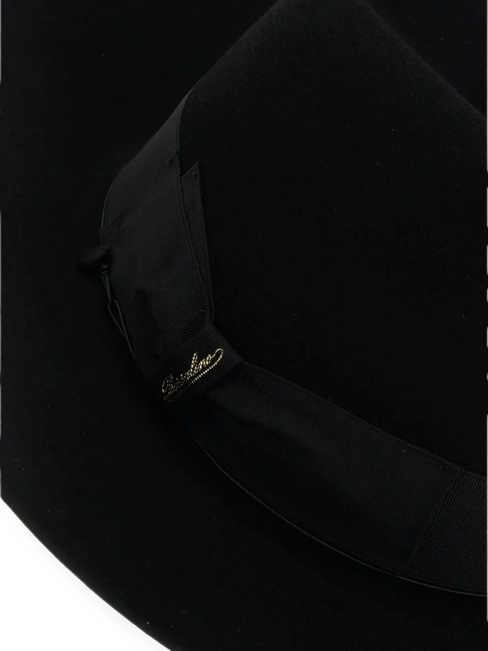 Borsalino Sophie hoed met wijde rand Zwart