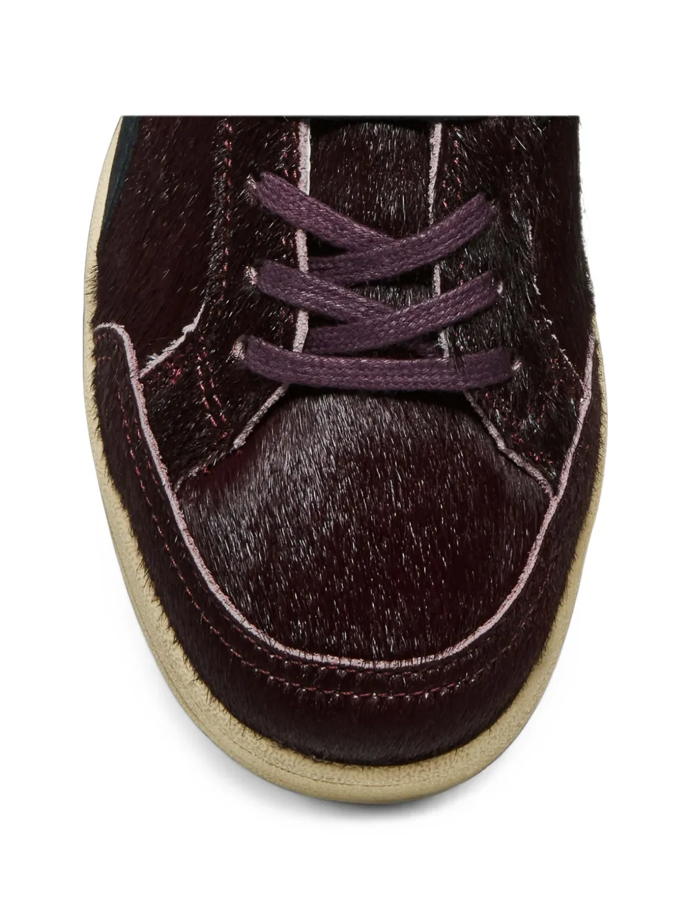 Diadora Prestige Croco faux-pony-hair crocodile-effect sneakers Paars