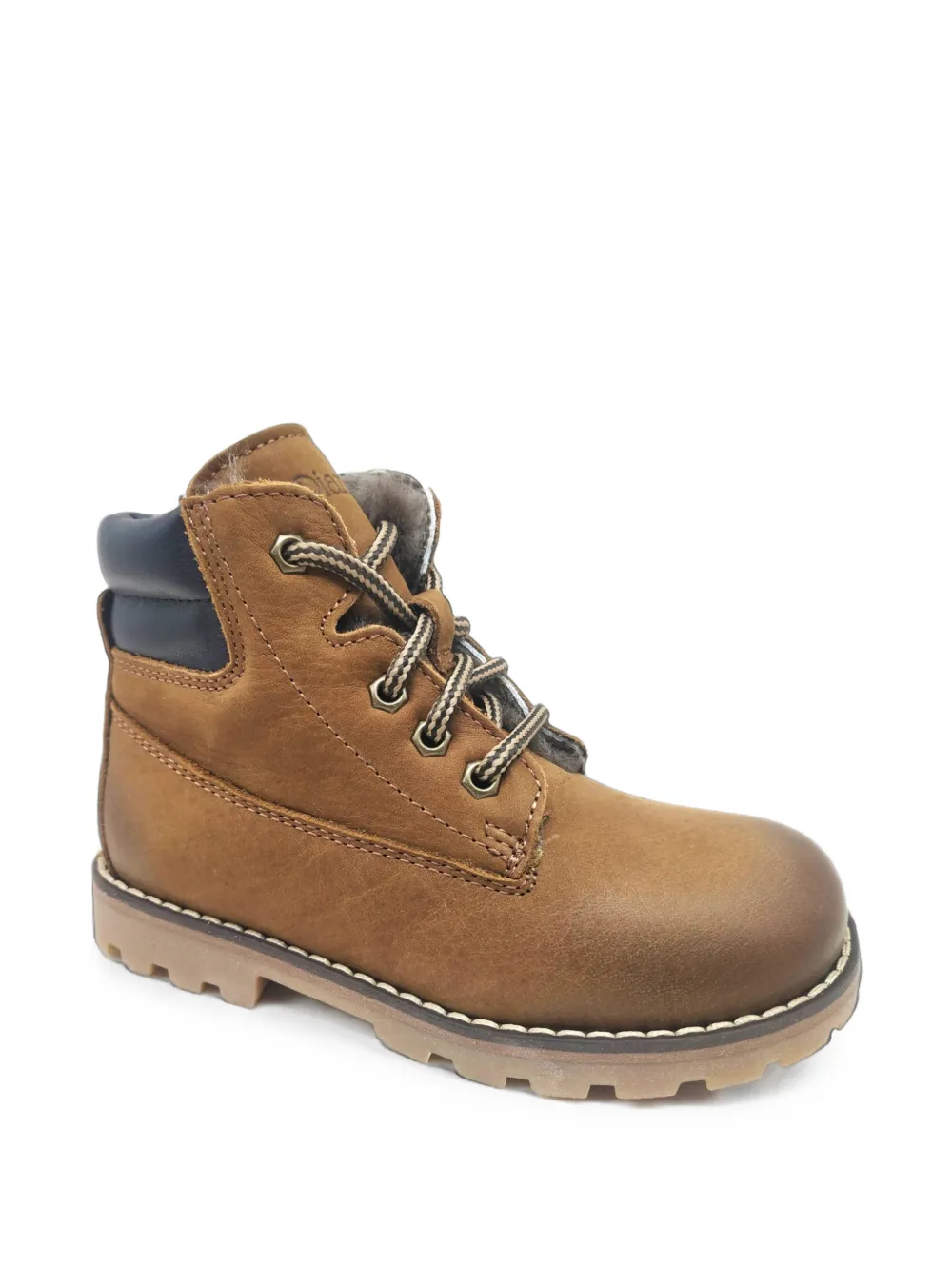 Dianetti lace-up leather boots - Marrone