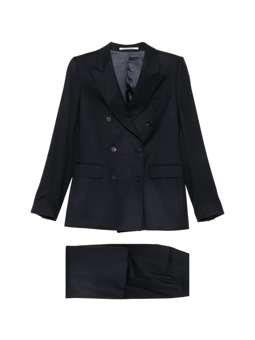 Tagliatore double-breasted peak-lapel suit - Blau