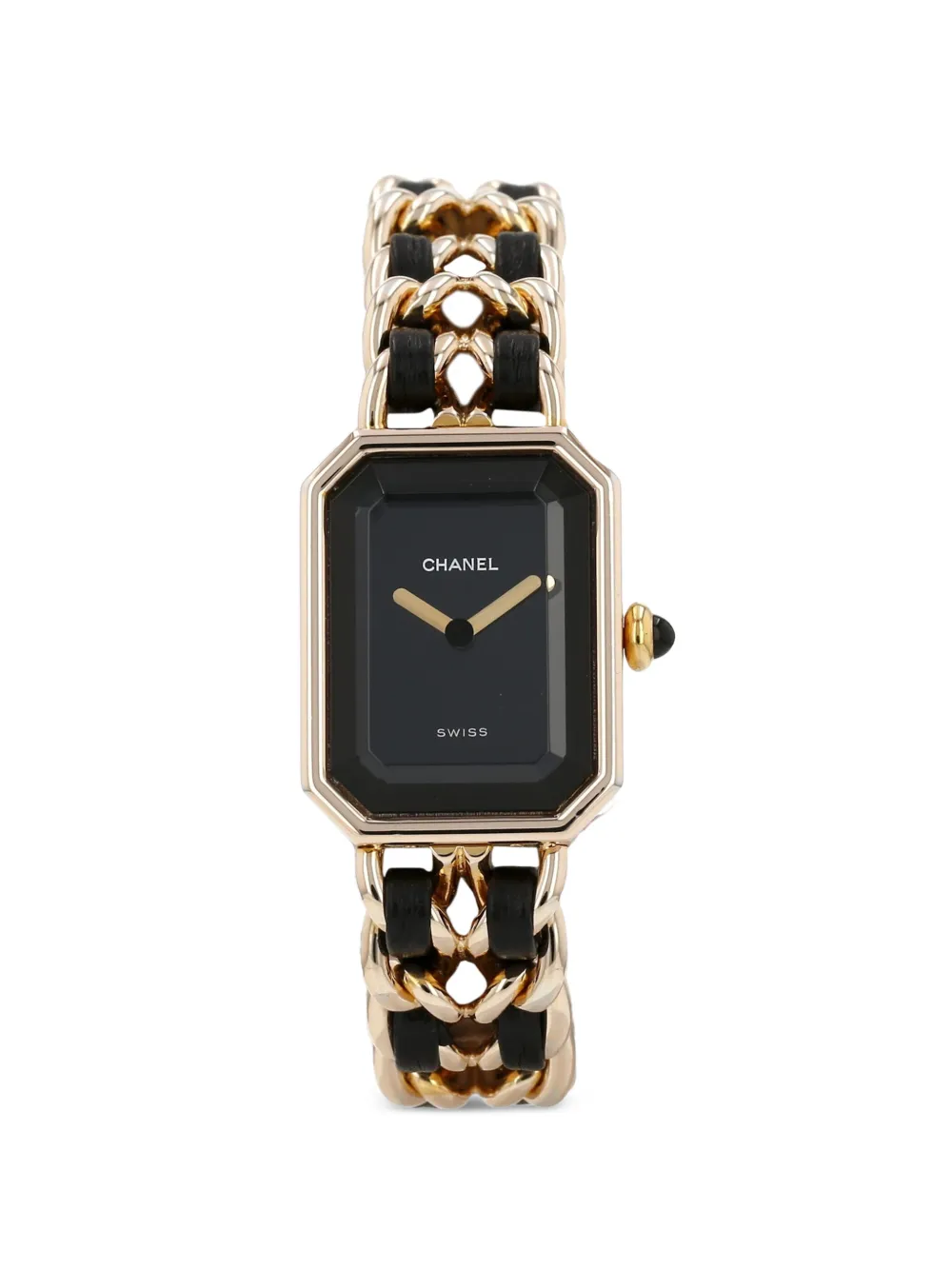 CHANEL Pre-Owned 1990s Première 20mm octagonal-case watch - Nero