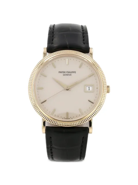 Patek Philippe Pre-Owned 1990s Calatrava Clous de Paris 33mm watch