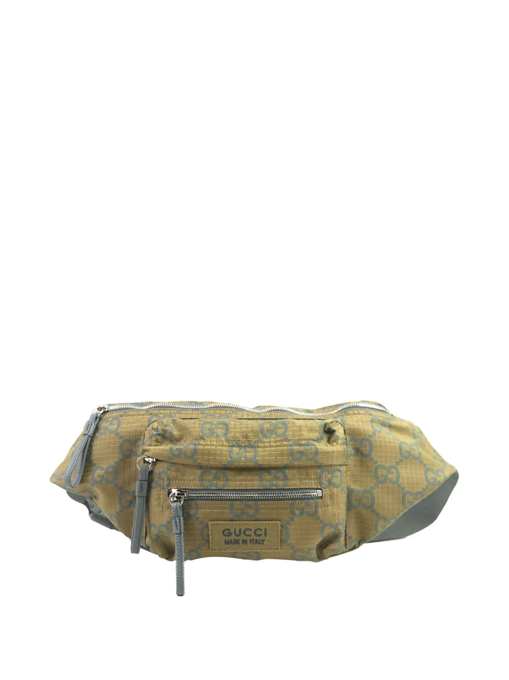 Gucci Pre-Owned 2016-2026 GG Ripstop Nylon belt bag - Marrone