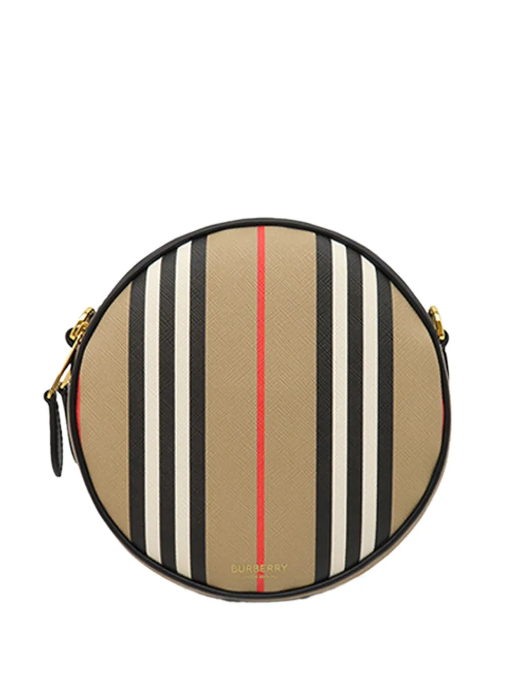 Burberry Pre-Owned Borsa a tracolla Louise in tela cerata con motivo Icon Stripe 2000-2017 - Toni neutri