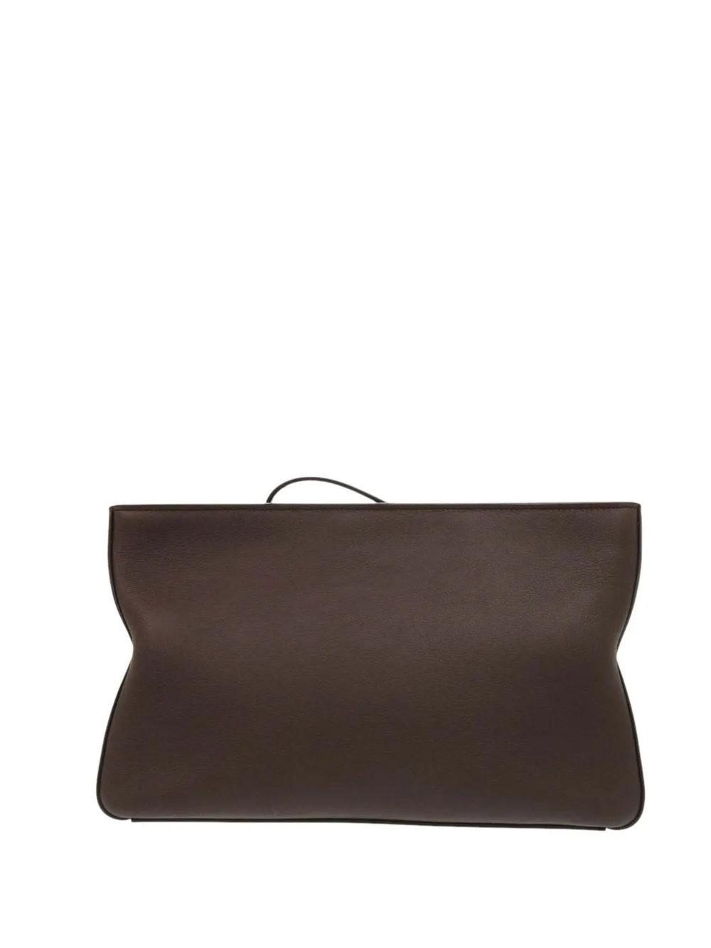 Ferragamo Pre-Owned 2015-2026 Soft leren clutch Bruin