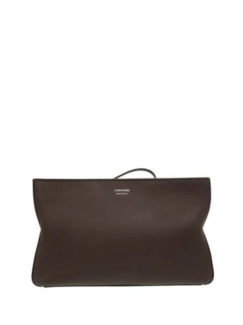 Ferragamo Pre-Owned 2015-2026 Clutch aus Leder