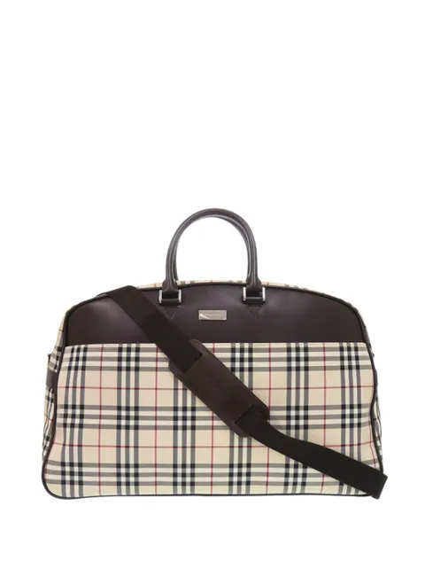 Burberry Pre-Owned 2000-2017 House Check Canvas travel bag