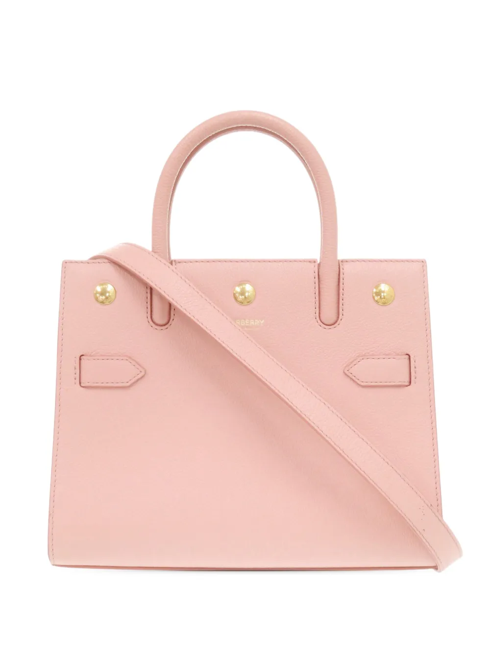 Burberry Pre-Owned Borsa a tracolla in pelle pieno fiore 2015-2026 - Rosa