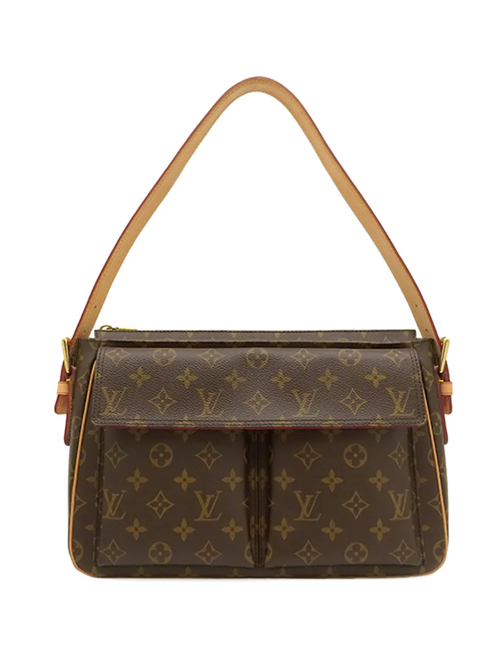 Louis Vuitton Pre-Owned 2005 Monogram Viva Cite GM Schultertasche - Braun
