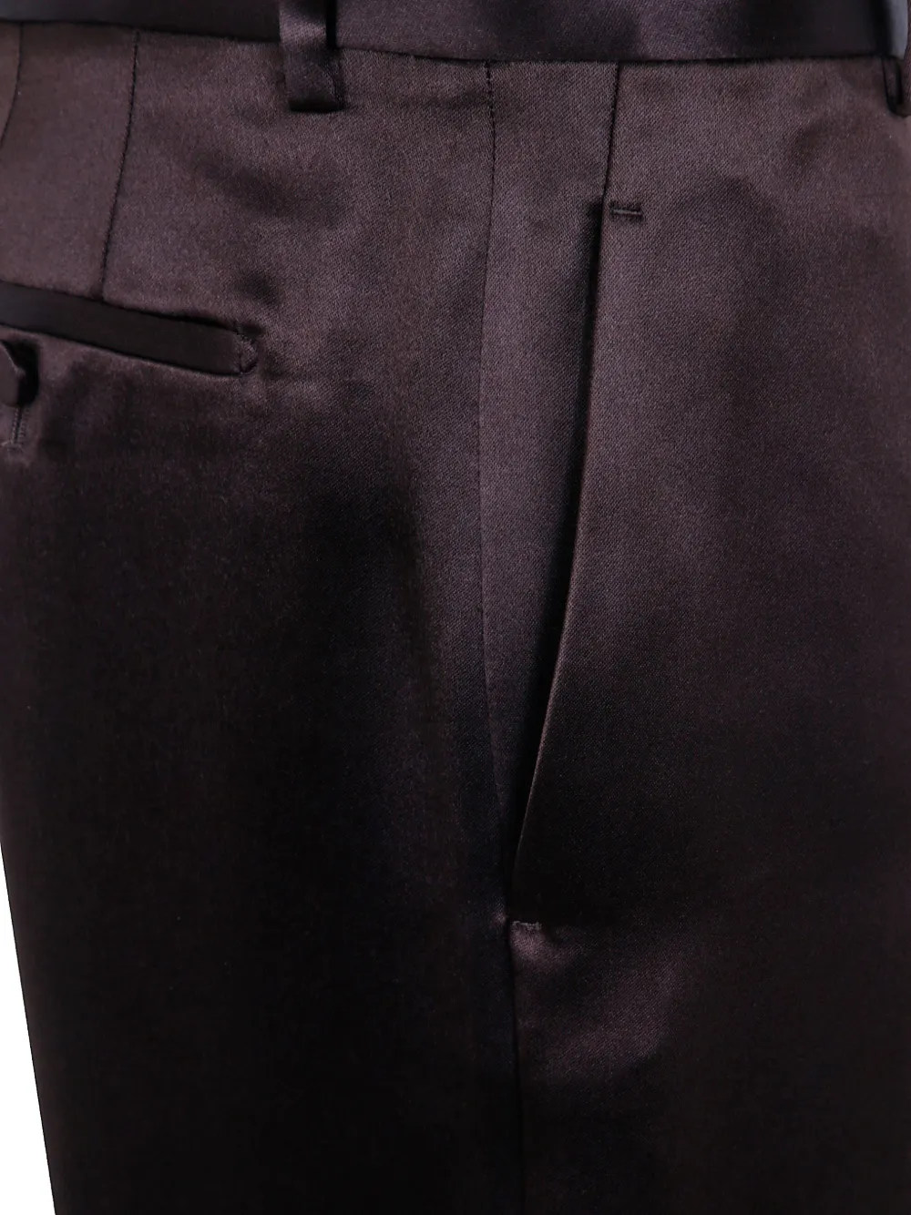 TOM FORD Zijden pantalon Paars