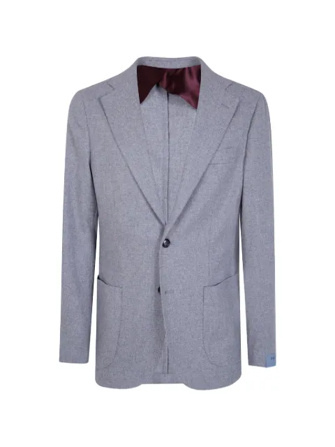 Barba single-breasted wool blazer