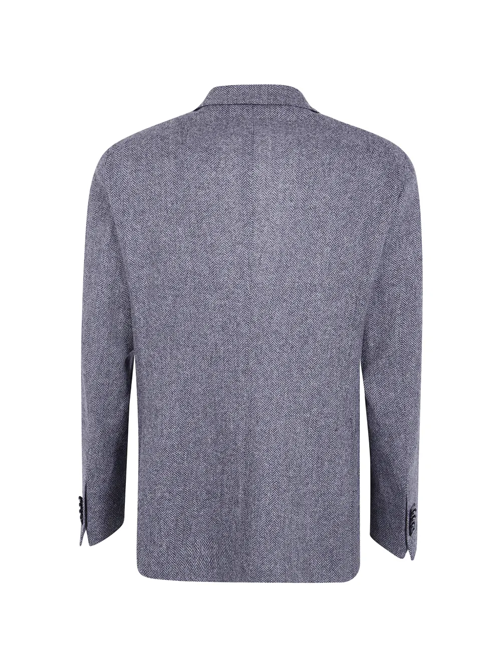 Tagliatore Montecarlo herringbone-weave notched-lapels blazer Grijs