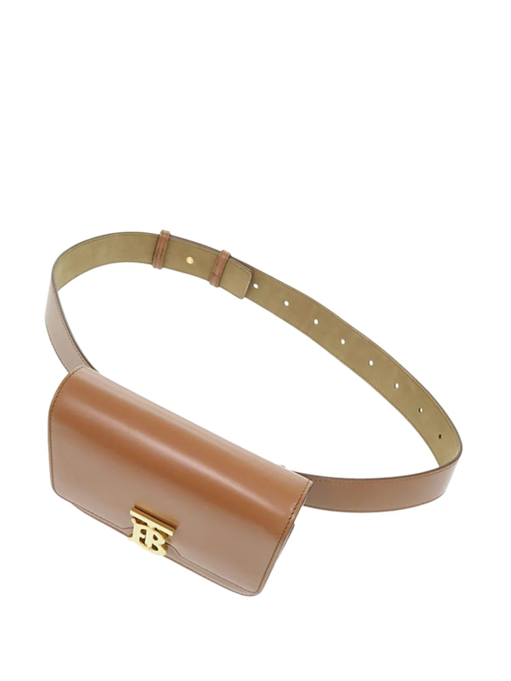 Burberry Pre-Owned 2018-2023 TB leren heuptas Bruin