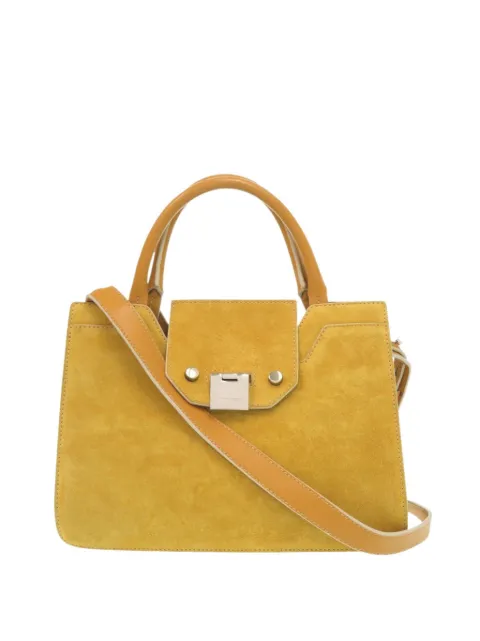Jimmy Choo Pre-Owned 2014-2018 Suede and Leather Rebel Top Handle Bag satchel
