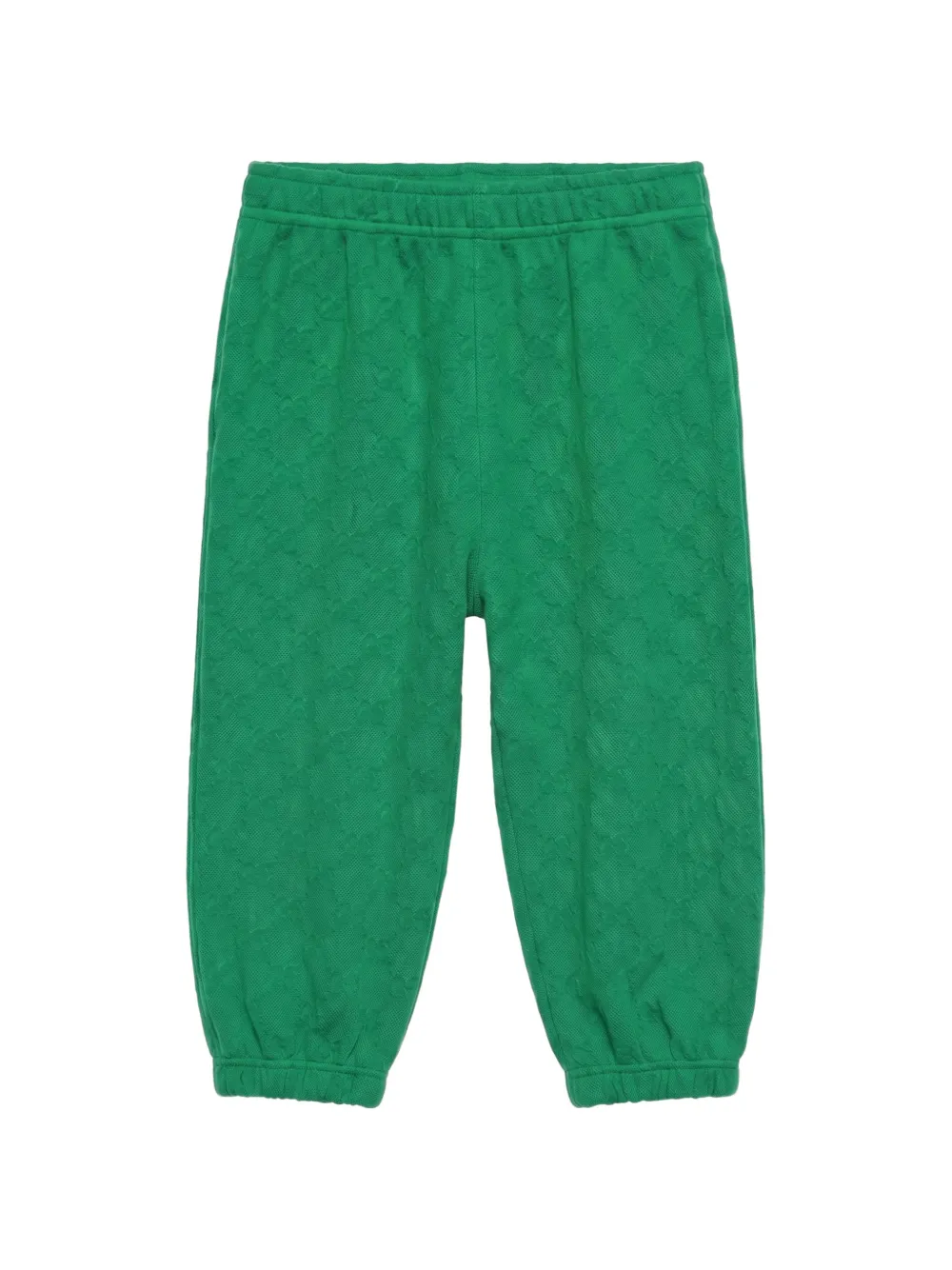Gucci Kids GG monogram track pants Groen