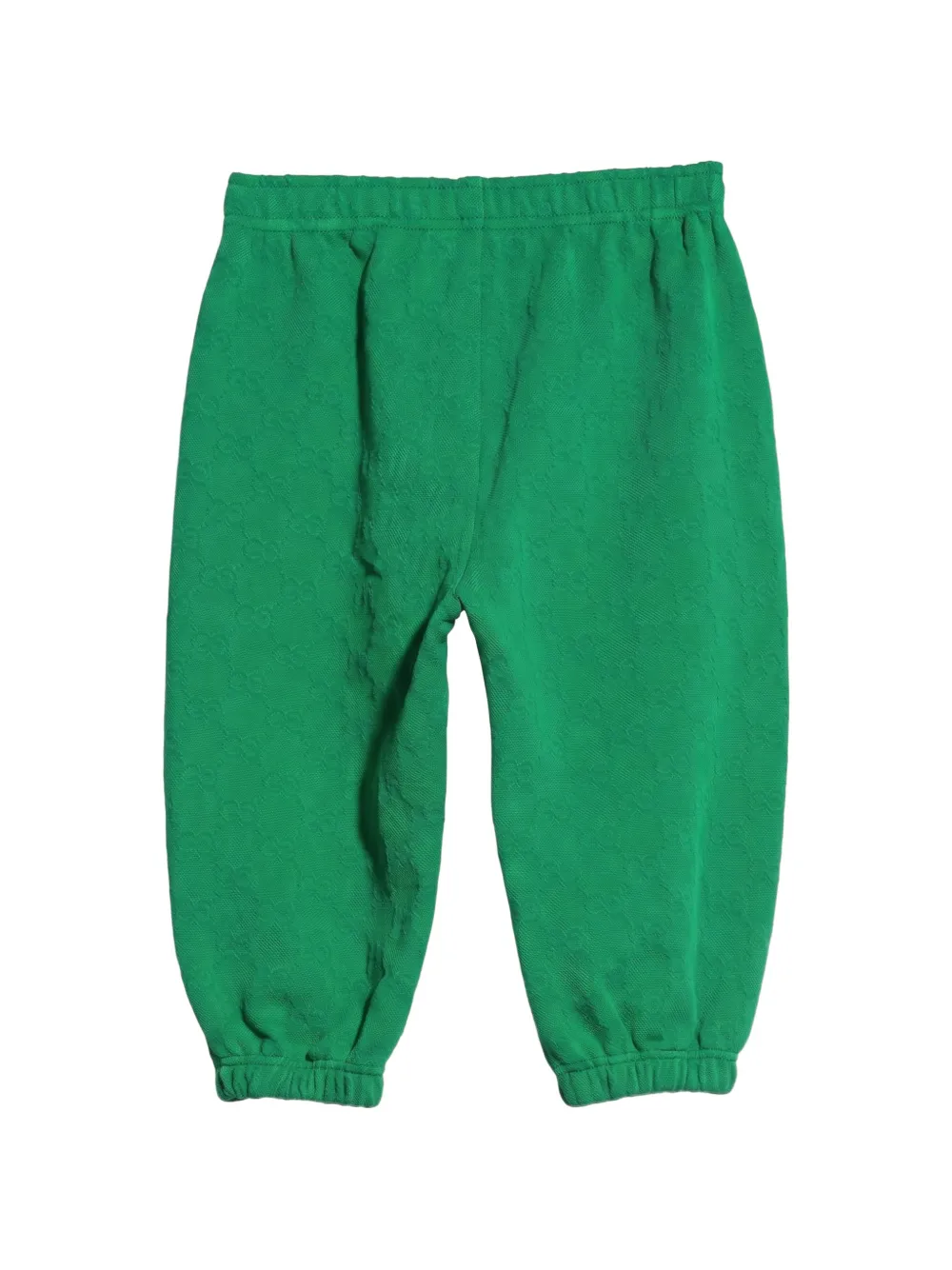 Gucci Kids GG monogram track pants Groen