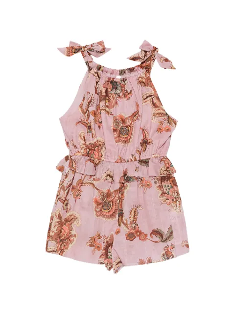 ZIMMERMANN Kids paisley-floral ruffled romper