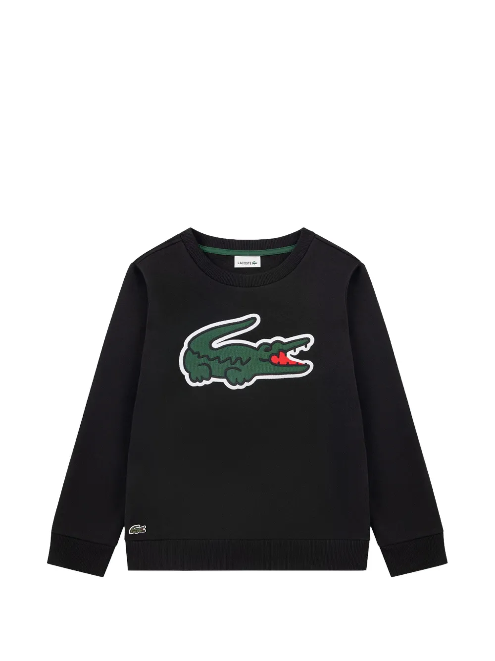 Lacoste Kids logo-patch sweater - Nero