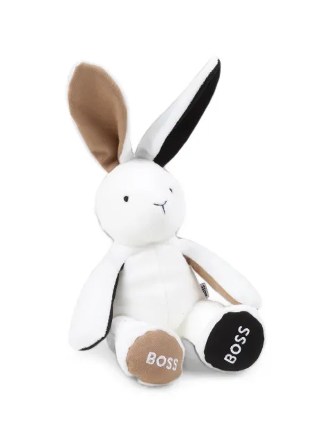 BOSS Kidswear branded faux-fur cuddly bunny