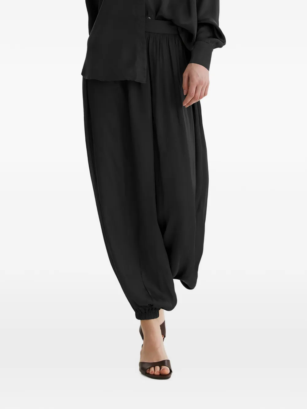 FRAMBOISE Zayd silk trousers