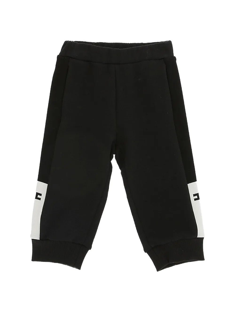 Elisabetta Franchi Kids pantalon de jogging à bandes logo - Noir Elisabetta Franchi Kids pantalon de jogging à bandes logo - Noir