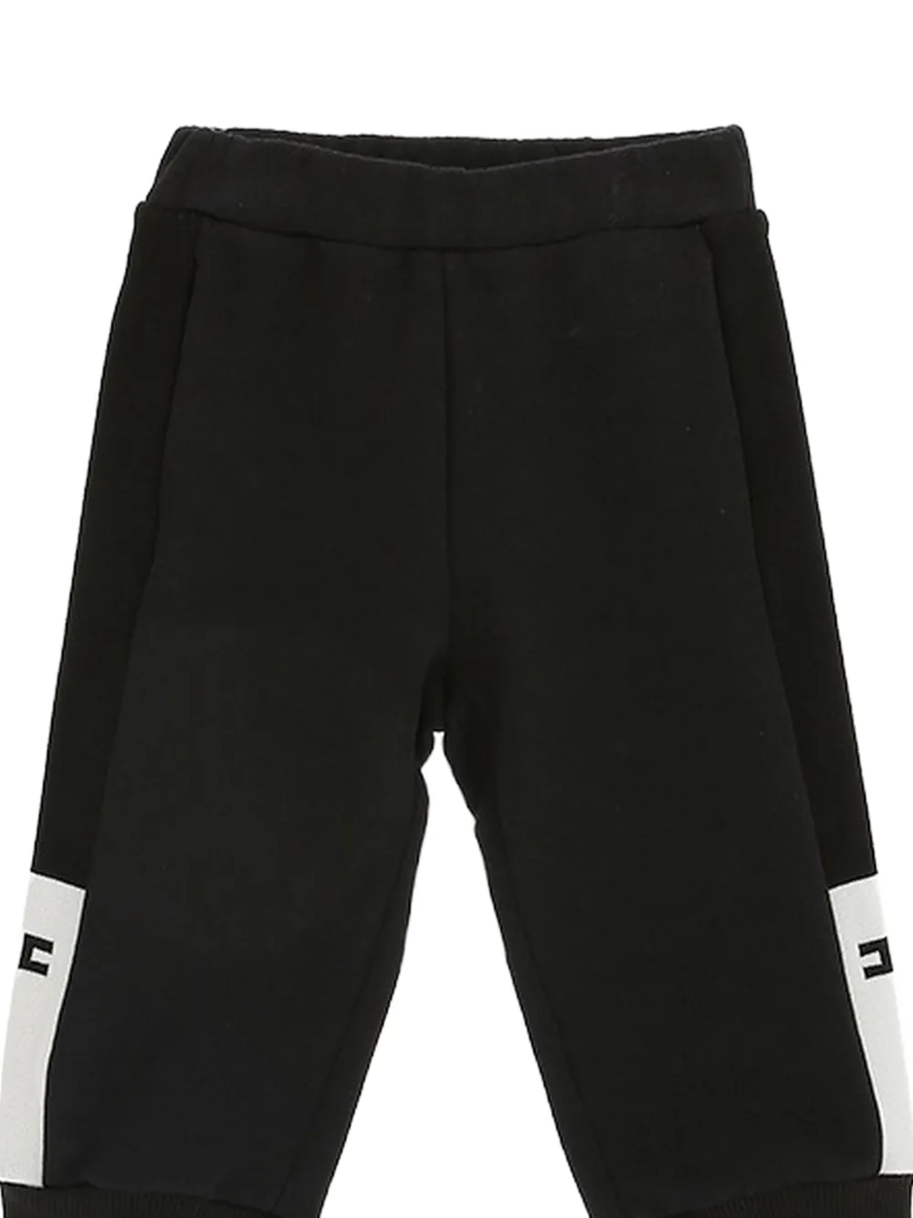 Elisabetta Franchi Kids Trainingsbroek met logoband Zwart