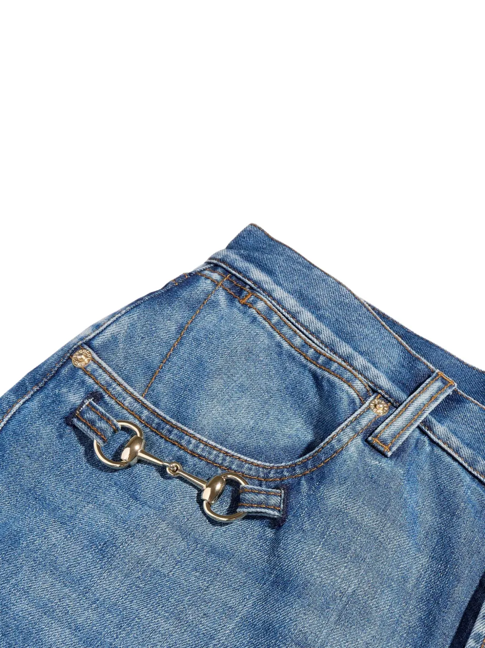 Gucci Jeans met wijde pijpen Blauw