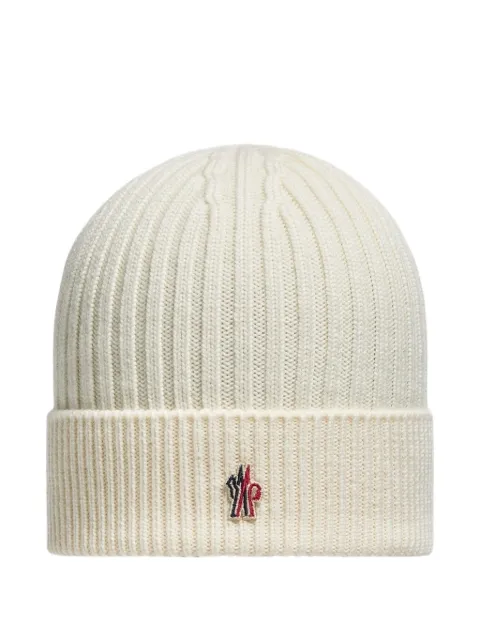 Moncler Grenoble ribbed-knit virgin-wool beanie hat