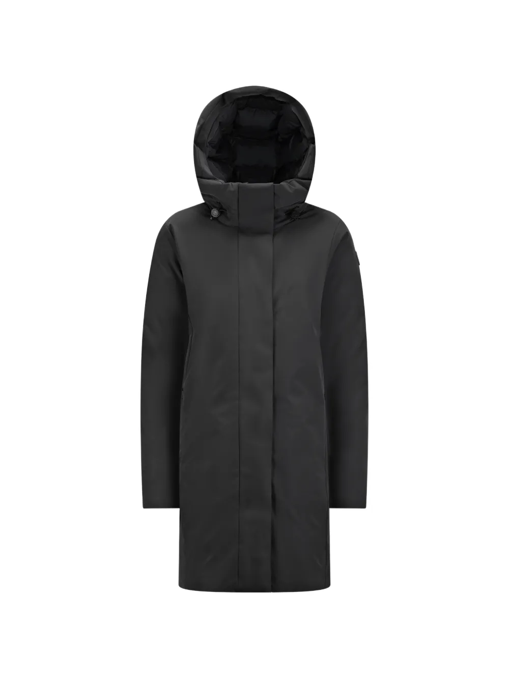 Cape Horn Tololo Hooded Concealed-fastening Jacket In Black