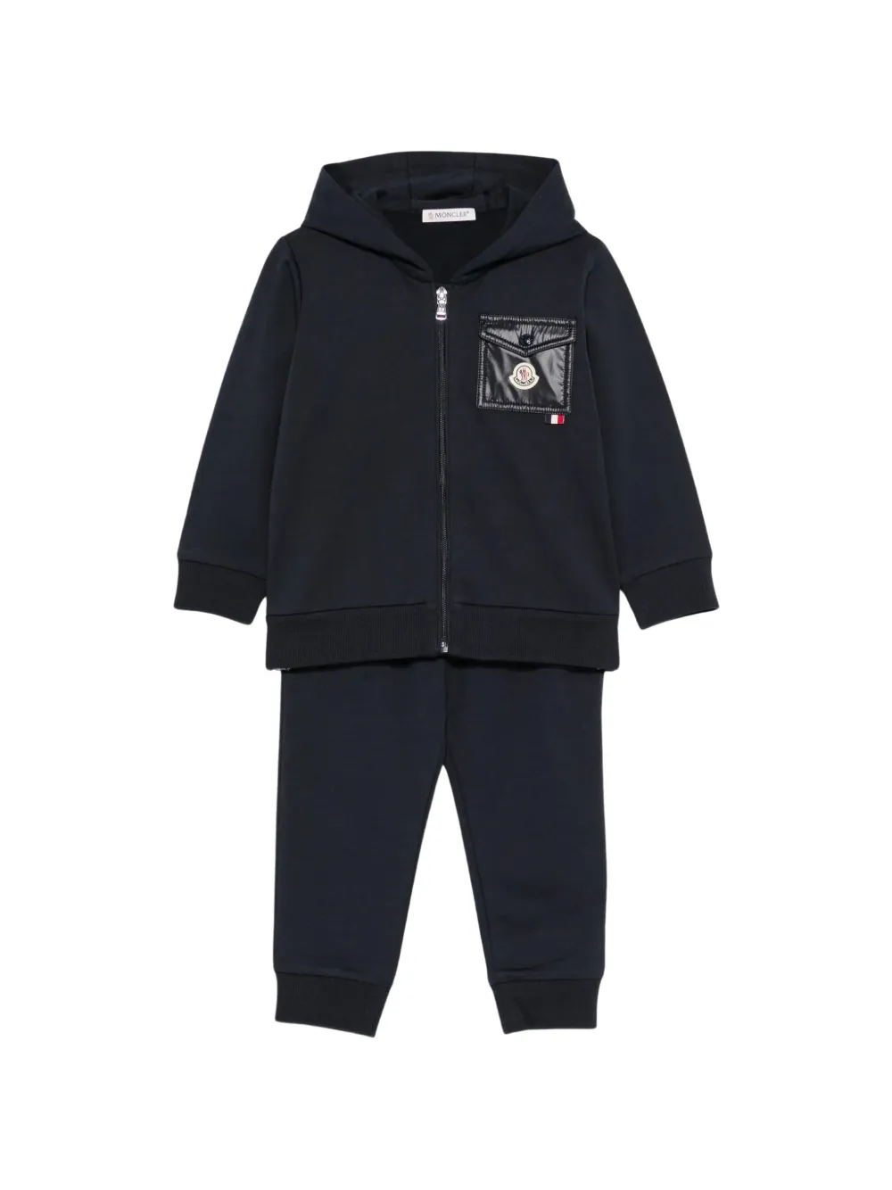Moncler Enfant Trainingspak met logopatch Blauw