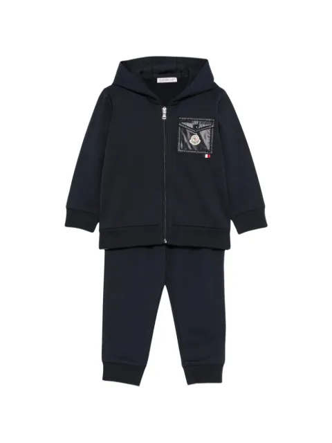 Moncler Enfant logo-patch tracksuit set