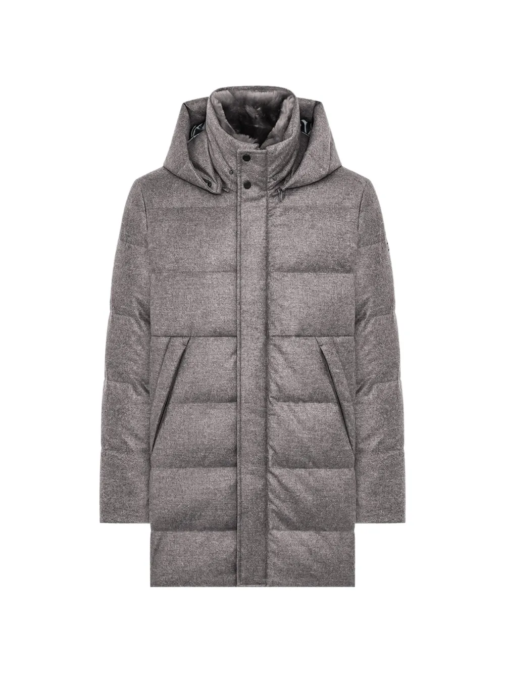 Duno Magnus Levico hooded puffer jacket Grijs