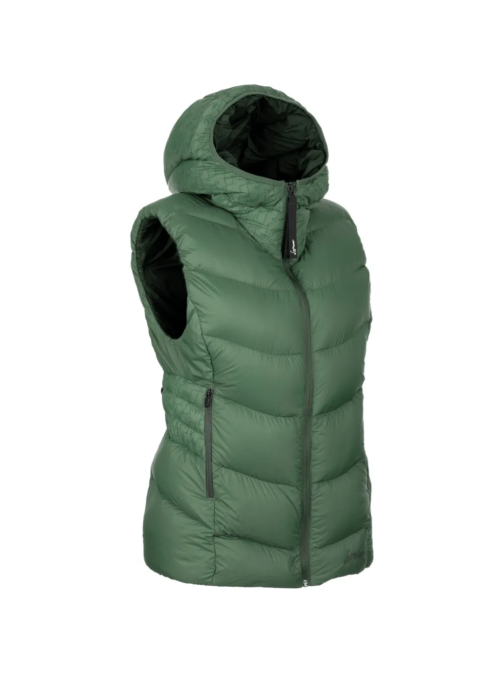 LAMUNT quilted hooded gilet