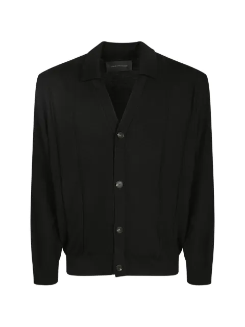 Tagliatore fine-knit button-up cardigan