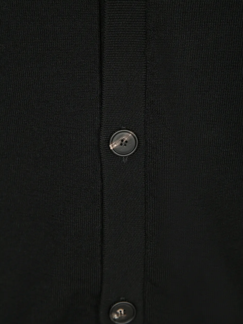 Tagliatore fine-knit button-up cardigan Zwart