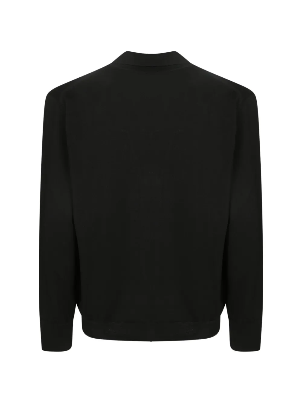 Tagliatore fine-knit button-up cardigan Zwart