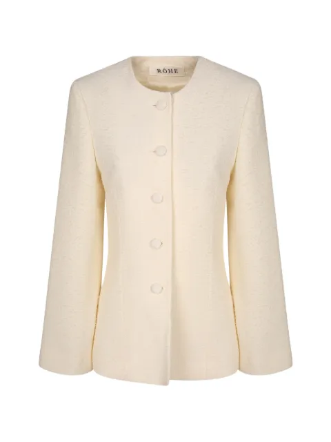 Róhe button-up collarless jacket
