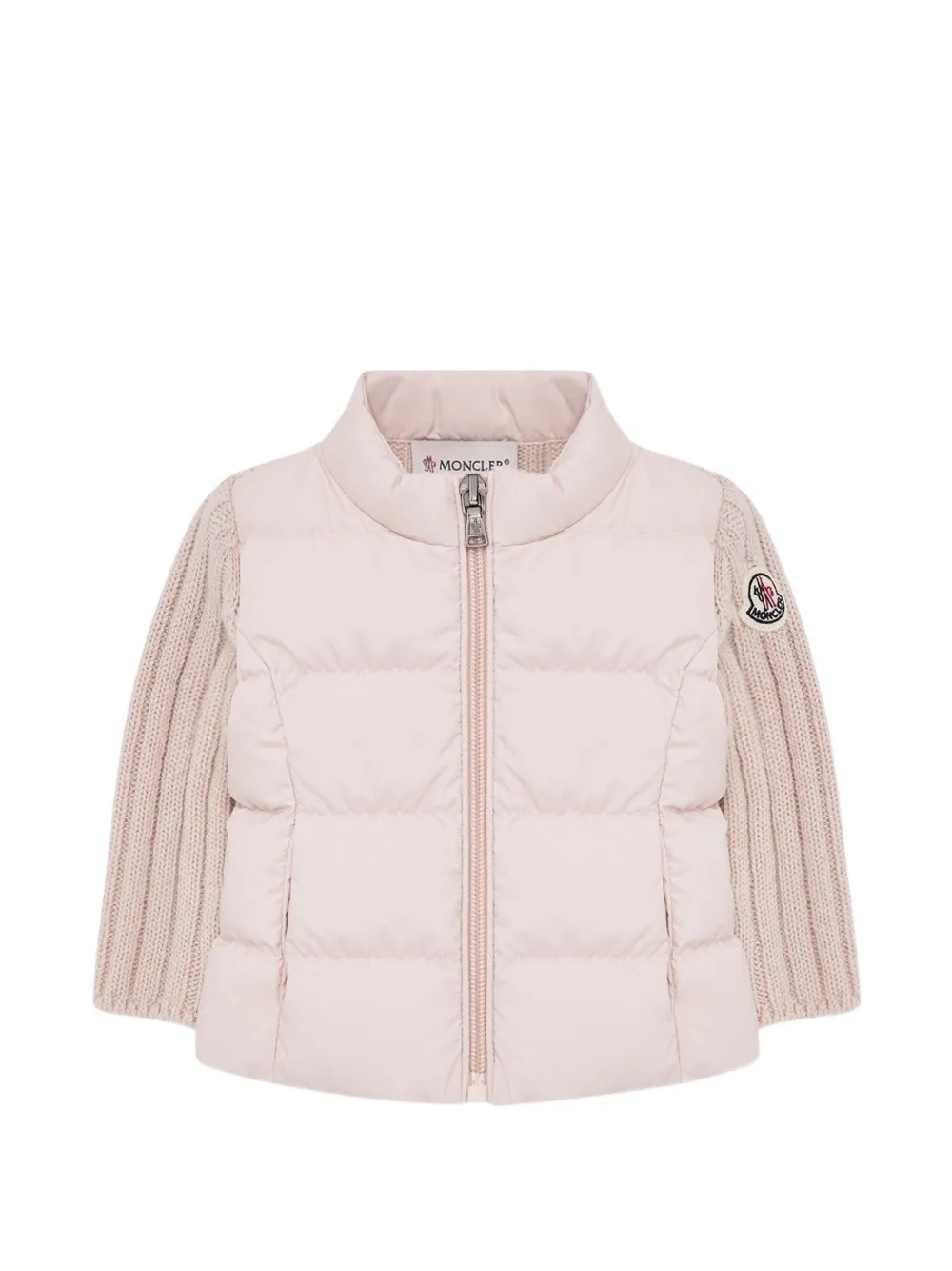 Moncler Enfant doudoune en cachemire mélangé - Rose