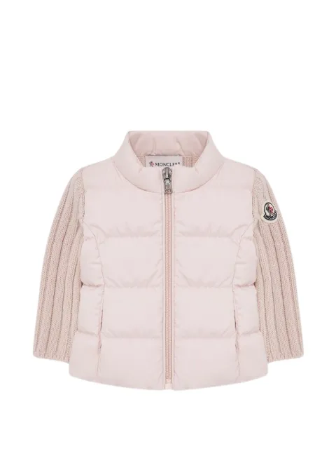 Moncler Enfant padded wool-cashmere jacket