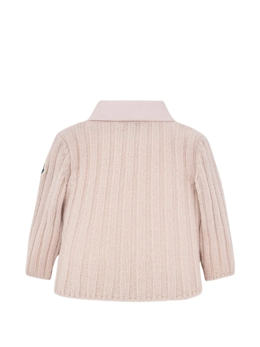 Moncler Enfant padded wool-cashmere jacket Roze