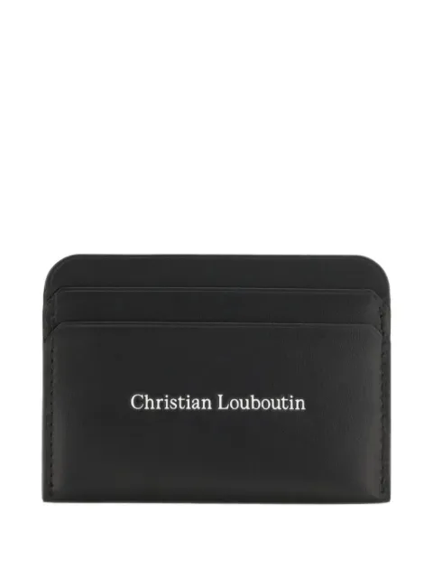Christian Louboutin Canopy logo-print card holder