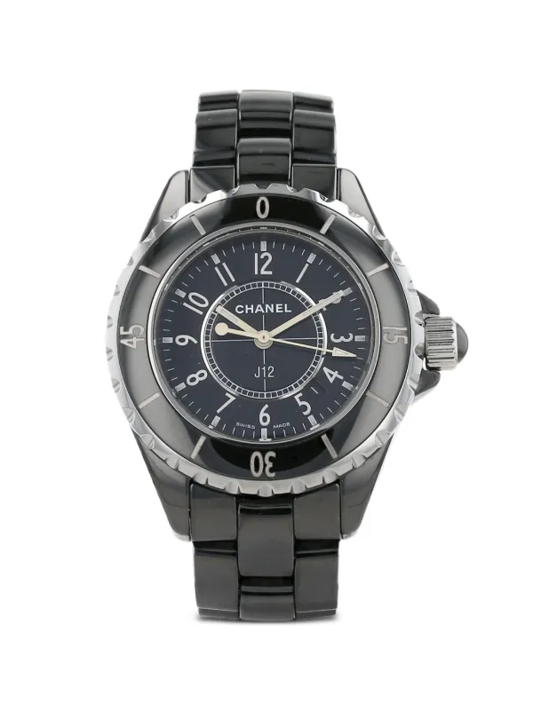 Chanel Pre-owned 2005 J12 33mm Watch in Black