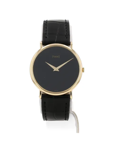 Piaget 1980s round yellow gold 30mm watch