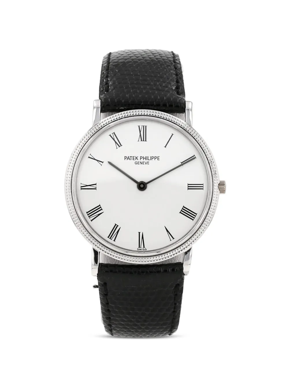 Patek Philippe 1980s Calatrava Clous de Paris 33mm watch - Bianco