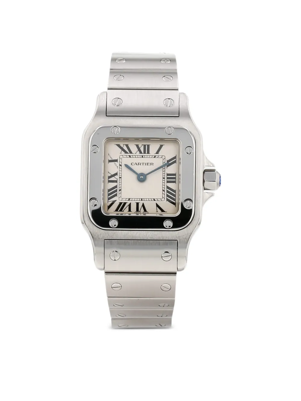 Cartier 2010s Santos Galbée 24mm watch - Bianco