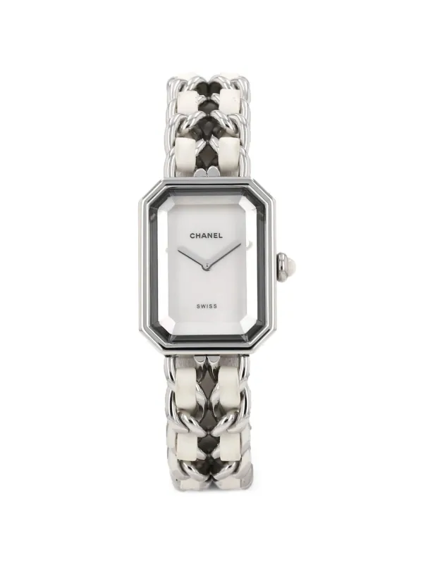Chanel Pre-owned 2007 Première Octagonal 20mm Watch in White